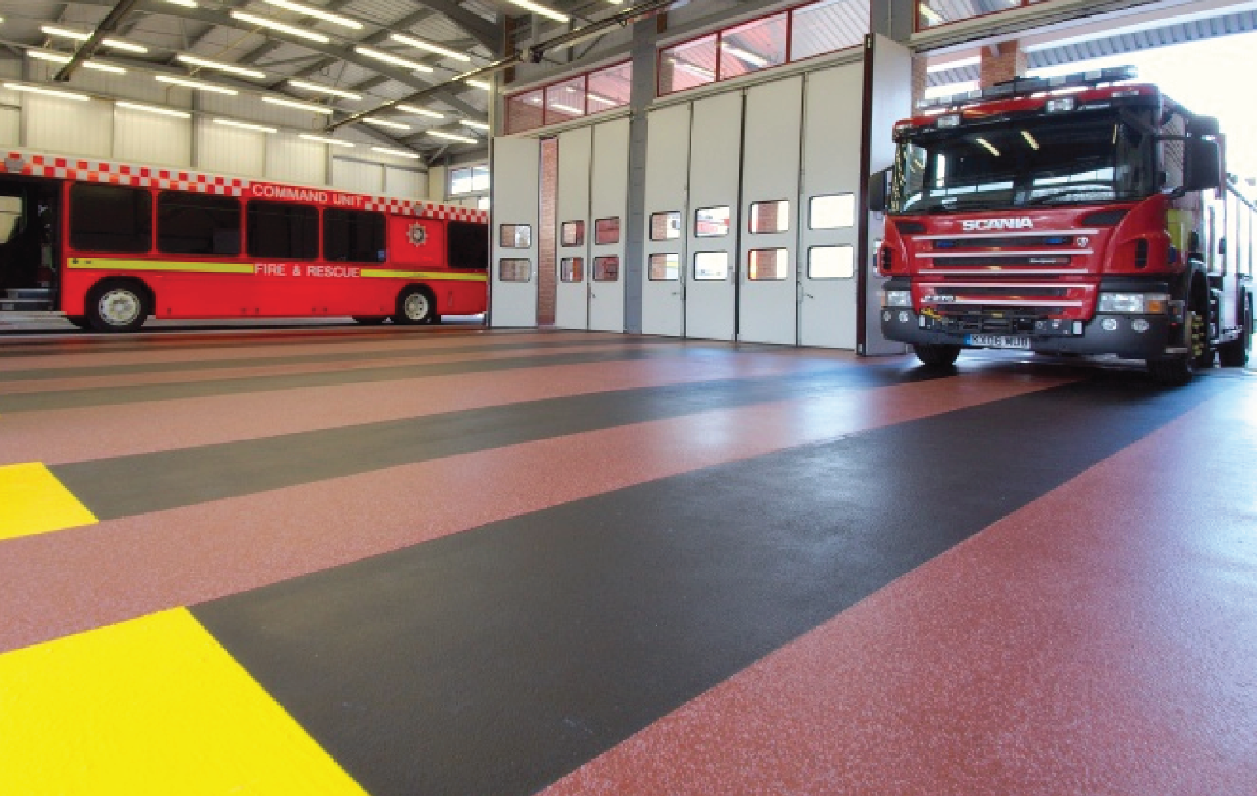 emergency services resin floorings by Degafloor Middle East